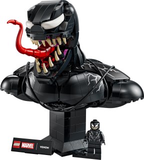 LEGO Marvel 76356 Venom Bust announced, including a new Venom minifigure